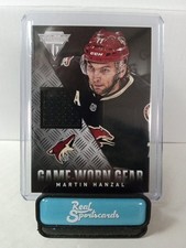 2013-14 Panini Titanium Martin Hanzal Game Worn Gear #GG-MHZ Arizona Coyotes