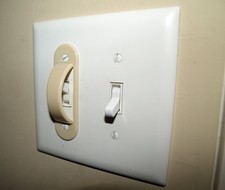 Light Switch Guard Lock Cover Kids Children Safety Universal Covers 2 Pack Ivory