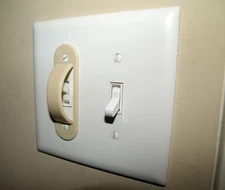 Light Switch Guard Lock Cover Kids Children Safety Universal Covers 2 Pack Ivory