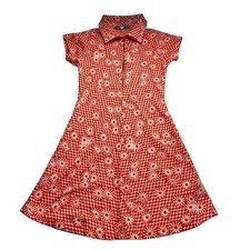 Urban Outfitters Arlo Zip A-Line Mini Dress Size XS Orange