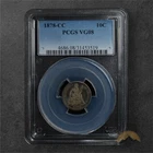 1878-CC Seated liberty Silver Dime 10C - PCGS VG08 - Carson City