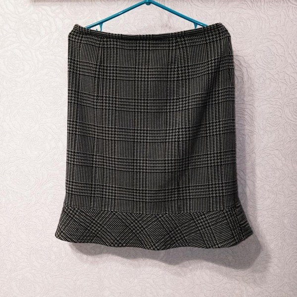 Women Emporio Armani Skirt Black Wool 38 / M / 46 #7MW0