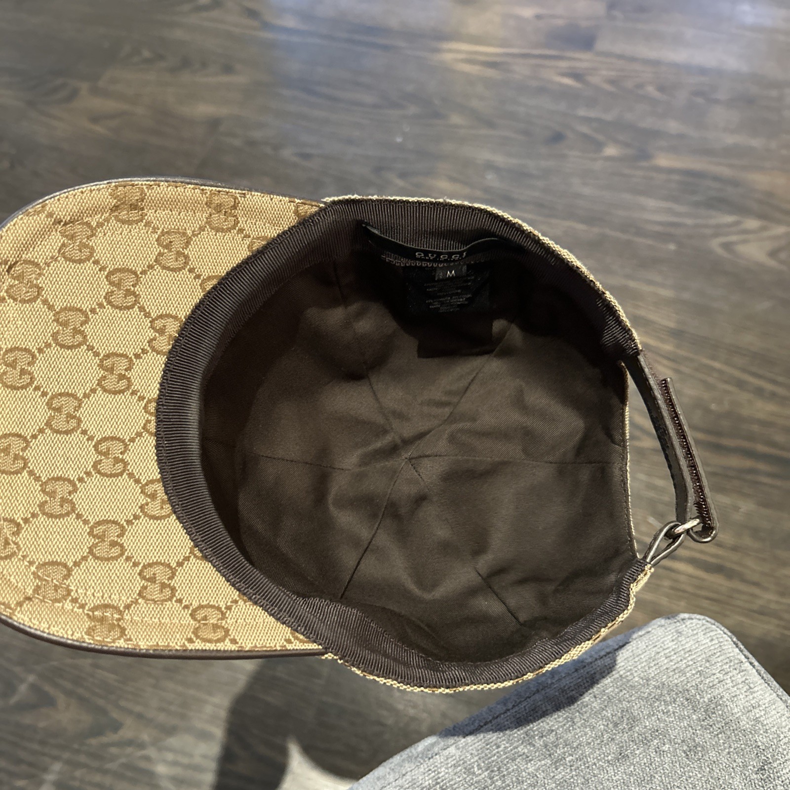 Authentic Classic Gucci Hat Size Medium With Dust… - image 5