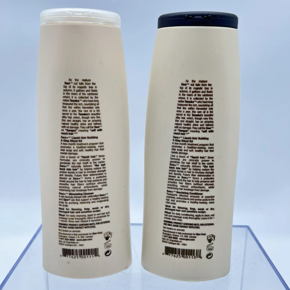 Ojon Rare Harvest Swa Stimulating Cleanser Nourishing Conditioner 8.44 oz Ea NOS - Image 2 of 4