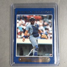 Fleer Ivan Rodriguez Rookie Sensations Rangers Rookie Baseball Card
