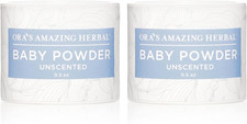 Baby Powder Talc-Free, Cornstarch Free Baby Powder, Unscented Fragrance Free Pow