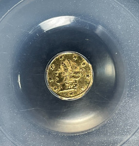 BG-717 1871 CALIFORNIA FRACTIONAL GOLD ~PCGS GENUINE UNC DETAILS~NICE COIN~