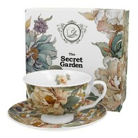 Tasse Teetasse Untertasse Kaffeetasse Porzellan Deko 250 Ml Kaffeebecher Blumen