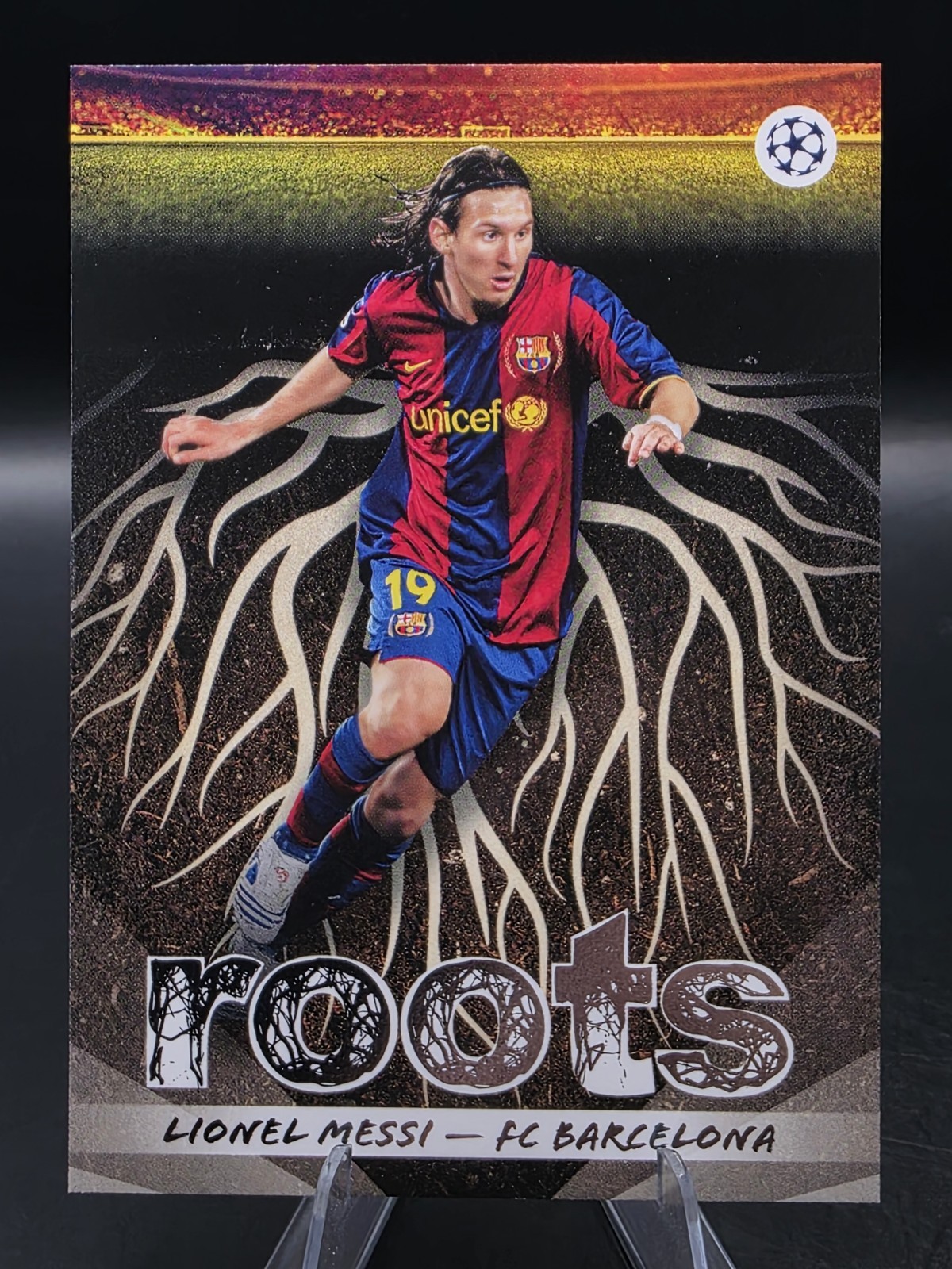 2025-26 Topps Uefa Club Competitions - Roots Lionel Messi #RT-15