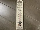 Vintage Wood Advertising Thermometer Lehigh Coal & Coke  Co Inc