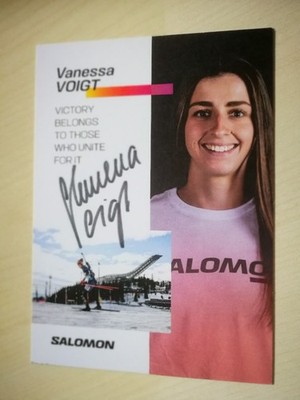 VANESSA VOIGT - OLYMPIA 2026 - BIATHLON -  ORIG. AUTOGRAMMKARTE - SIGNED!