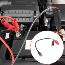 Portable Type C Male to Double Alligator Clip Cable for Electronic Laboratory