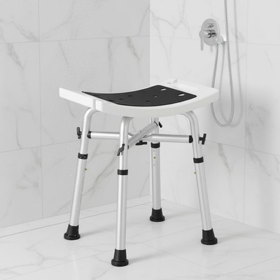 WAYES Shower Chair for Elderly and Disabled, 500Lbs Heavy Duty Bathtub Chair for