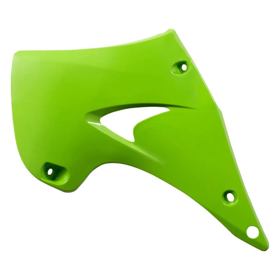 Acerbis Radiator Scoops Green For Kawasaki KX250 2003-2007 - Image 3 of 4