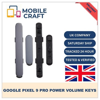 Original Google Pixel 9 Pro Seite Power Leiser Up Down Button Tasten ALLE Farben UK