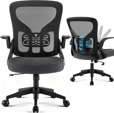 Office Chair Ergonomic Desk Chair with Adjustable Lumbar Support, High Back Brea