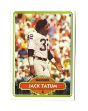 1980 Topps Football Jack Tatum #429 Oakland Raiders