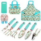 Stylish Floral Garden Set with Kneeling Pad