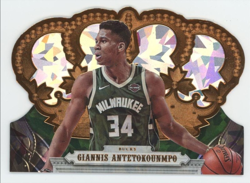 2017-18 Panini Crown Royale Bronze Die-Cut Giannis Antetokounmpo /99 #68 A6