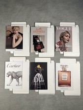 6 pc Luxury Designer Fashion Fake Books Folding Gift Box Faux Coffee Table Decor