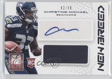 2013 Panini Elite New Breed Signatures 82/99 Christine Michael #29 Auto 0o9