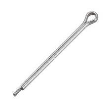 Split Cotter Pin 5/32 inch x 3 5/32 inch Carbon Steel 2-Prongs Silver 25Pcs
