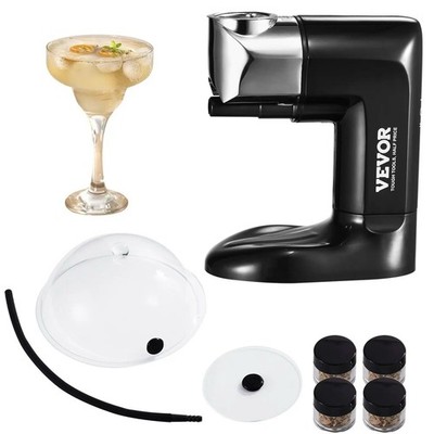 VEVOR Smoking Gun Set Smoke Infuser with Wood Chips, Food Cover, Cup Lid