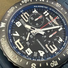 Breitling Endurance Pro (X82310) - Men's 44mm Chronograph Quartz Watch (Blue) 8