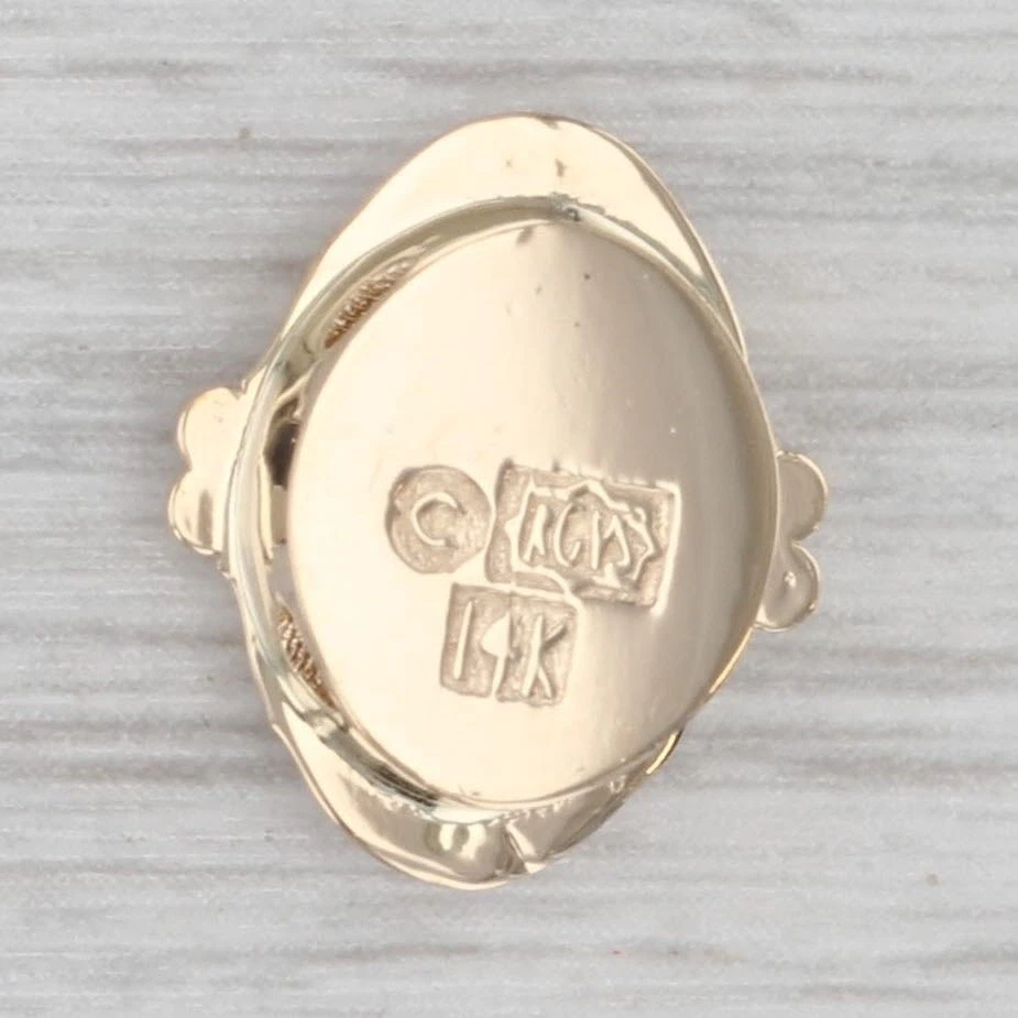 1.27ct Peridot Solitaire Slide Bracelet Charm 14k Yellow Gold Richard Glatter - Image 3 of 4