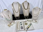 High End Vintage Estate Costume Jewelry 25 Pc Lot Monet Napier Sarah Cov & More!