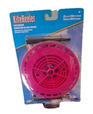 KiteReeler Kite Winder Pink with 200 feet 25 LB Nylon Line by X Kites NEW 