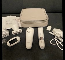 Braun Silk-épil 9 Epilator with Pivoting Head SES9-441, White/Silver