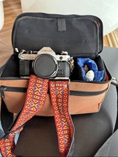 Canon AE-1 Program Classic 35mm film camera w/ 50mm 1.8 Canon FD prime lens. EUC