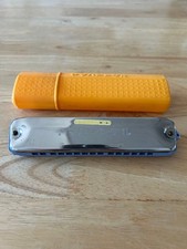 Yamaha 15-note Plastic  Steel Harmonica with Case, Educational Instrument, Used