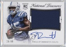 2015 Panini National Treasures 26/99 Phillip Dorsett #RMSR-PD Auto 4h4