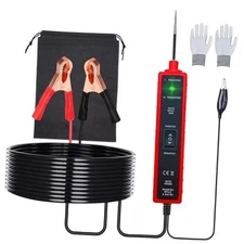 Automotive Car Circuit Tester 12V 24V DC Power Probe Tester with Overload 