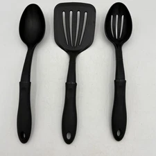 BK Heat Resistant Utensil Set Made in USA Spoon Slotted Spoon Turner Spatula