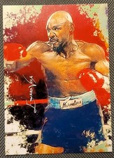 NICE 2017 Edward Vela Signed Autographed Marvin Hagler Boxing LE Card #15/50