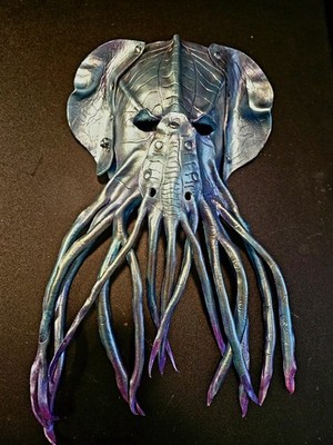 Octopus Mask Leather Handmade Cthulhu - Original Design