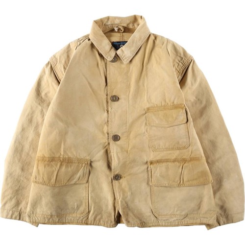 Used 1950'S-1960'S Red Head Blue Bill duck canvas hunting jacket men's size ...