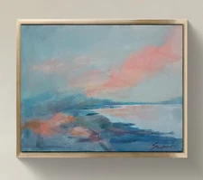 Original Impressionist Painting on 11 in x14 in Canvas - Signed by the Artist