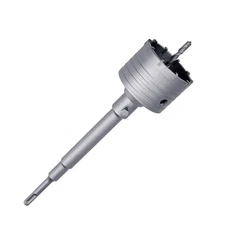 70mm / 2-3/4 inch Concrete Hole Saw with SDS Plus Shank Connecting Silver 