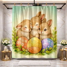 Paris Eiffel Tower Shower Curtain 72x72 Inch Polyester Bath Liner