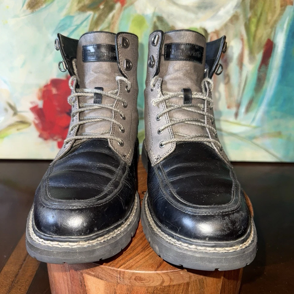 Timberland Britton Hill водонепроницаемый Moc носок боя загрузки A17DU мужской размер 9,5 черный - Изображение 3 из 4