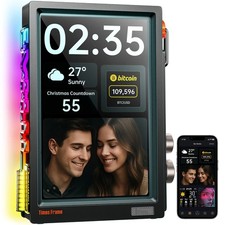 Divoom Times Frame Digital Picture WiFi Transparent Photo Frame 10.1" with 64GB