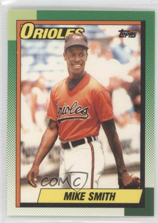 1990 Topps Box Set Collector's Edition (Tiffany) Mike Smith #249 Rookie RC 0j0