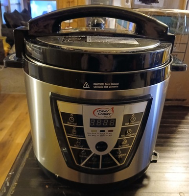 #ad #ad Power Pressure Cooker XL 8 Quart Silver Black PPC780 New No Box $69.95