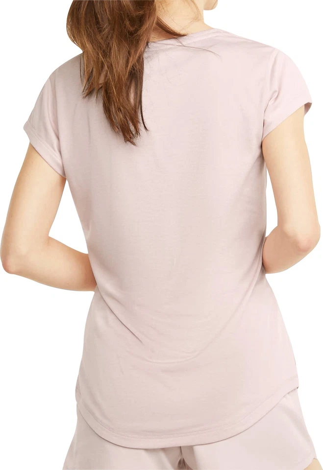 Puma Favourite Heather Cat Womens Training Top Pink Short Sleeve Running T-Shirt - Image 2 of 4