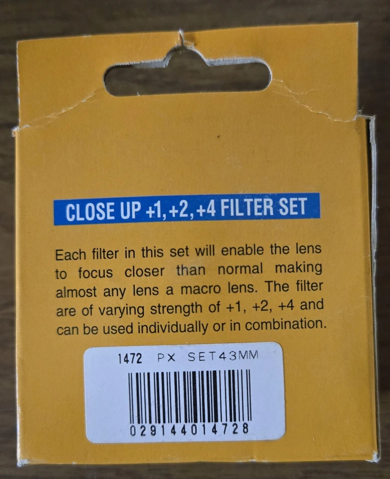 Promaster 43mm Close Up +1, +2, +4 Filters - Image 2 of 2