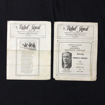 1940 Das Reliefsignal Eisenbahnerhilfsvereinigung Eisenbahnzugmagazin